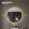 Anzzi 32in Dia. LED Back Lighting Bathroom Mirror With Defogger BA-LMDFX015AL - alternate 4